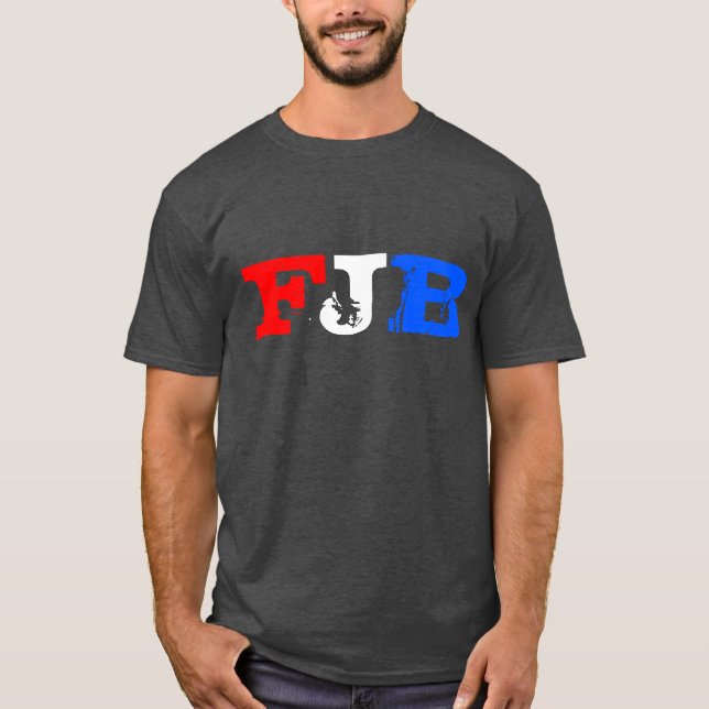 FJB Red White Blue T-Shirt (Vorderseite)