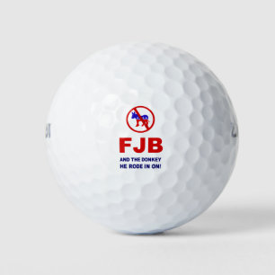 FJB und der Esel, in den er gereist ist! Golfball