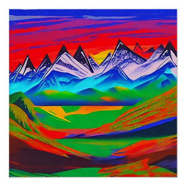 Fjellandskap 8 poster (Vorderseite)