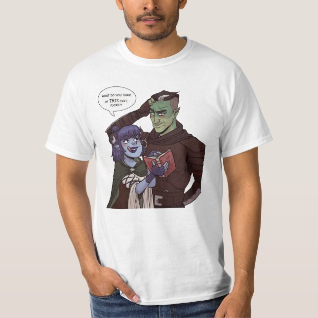 Fjord Tuskzahnmädchen Liebe T-Shirt (Vorderseite)