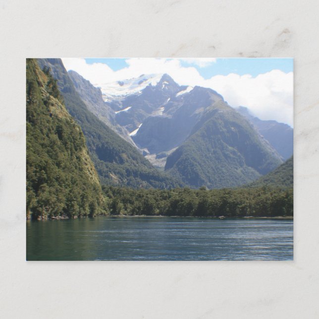 Fjordland, Neuseeland Postkarte (Vorderseite)