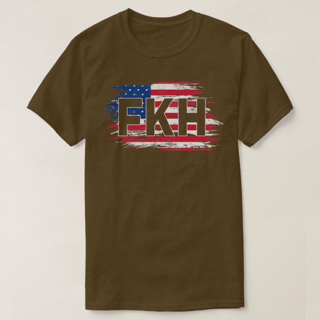 FKH USA Flag F Kamala T-Shirt (Design vorne)