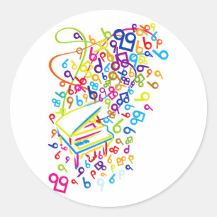 Flabby_Expression Runder Aufkleber