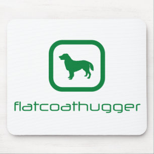 Flach-Überzogener Retriever Mousepad