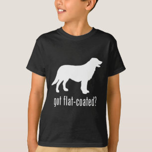 Flach-überzogener Retriever T-Shirt