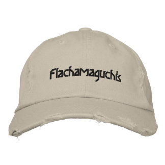 Flachamaguchis Bestickte Kappe