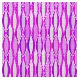 Flachbanddruck Mitte des Jahrhunderts - orchid und Stoff