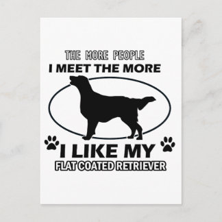 FLACHBEDECKTER RETRIEVER.png Postkarte