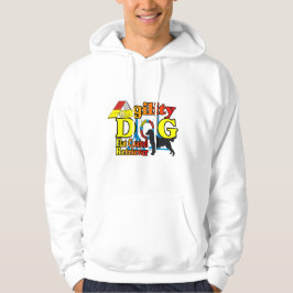 Flachbeschichtete Retriever-Agility-Geschenke Hoodie