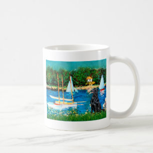 Flachbeschichteter Retriever 1 - Segelboote Kaffeetasse