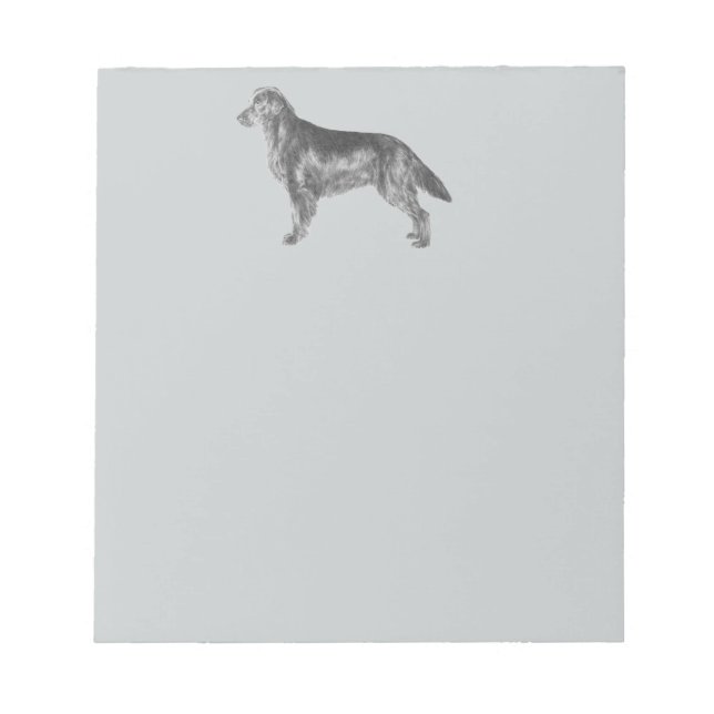 Flachbeschichteter Retriever-FCR Notizblock (Vorderseite)