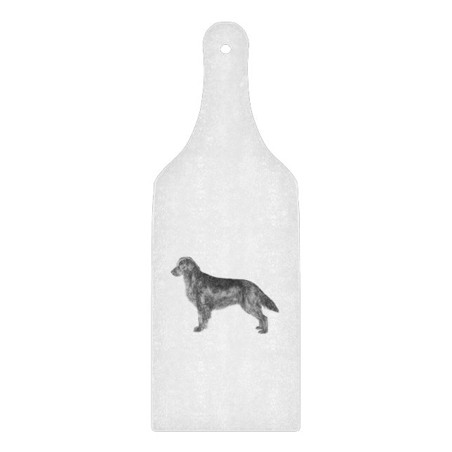 Flachbeschichteter Retriever Schneidebrett (Vorderseite)