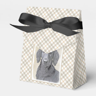 Flachbeschichtetes Retriever-Gemälde - Originale H Geschenkschachtel