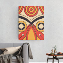 Flachbild-Aztec-Tribal-Canvas Print