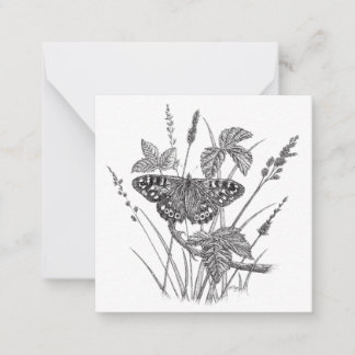 Flachbildschirm für Butterfly-Design Mitteilungskarte