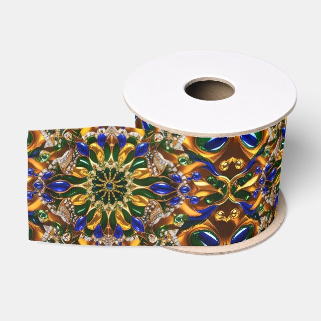 Flachbildschirme mit brasilianischen Farben Ripsband (Spule)