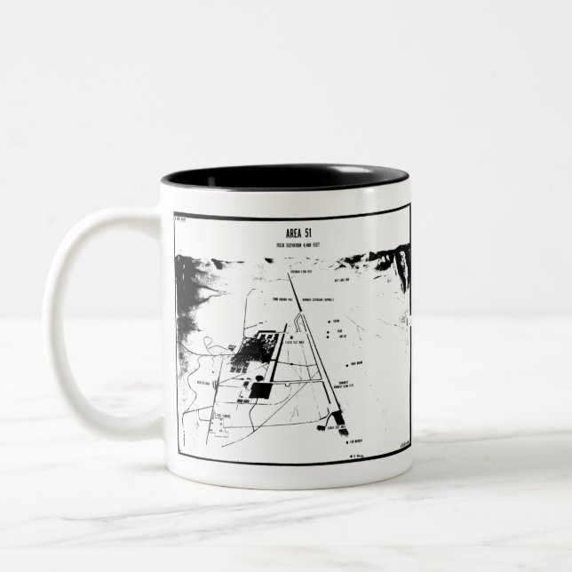 Fläche 51 Karte Zweifarbige Tasse (Links)