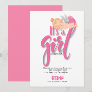 Flache Ankündigungskarte Ankündigung