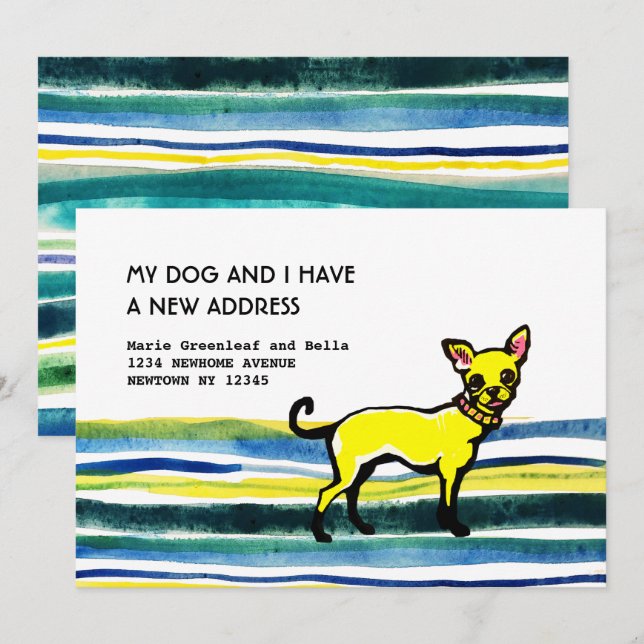 Flache Ankündigungskarte Ankündigung (Vorne/Hinten)