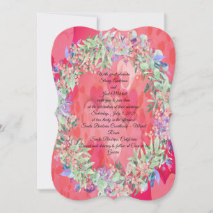 Flache Ankündigungskarte Ankündigung