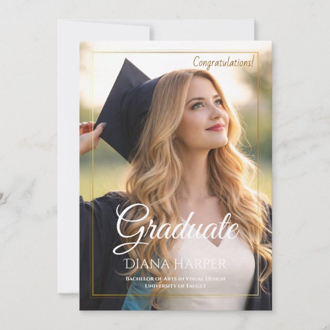 Flache Anzeige Karte (Vorderseite)