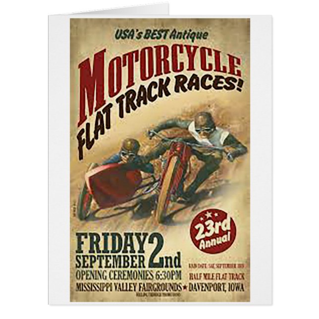 Flache Bahn races2 des Motorrades (Vorderseite)