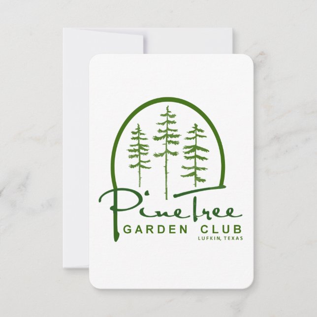 Flache Dankeskarte (Vorderseite)