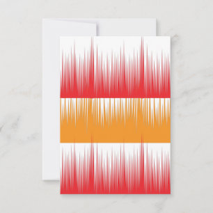 Flache Dankeskarten Dankeskarte