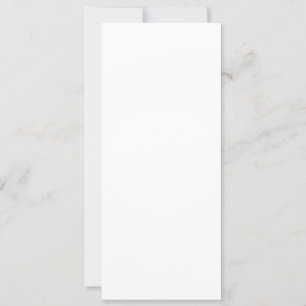 Flache Einladung, Größe: 10,16 cm x 23,5 cm, Papie Einladung