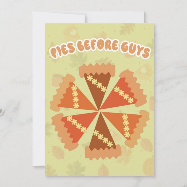 Flache einseitige Karte (Vorderseite)