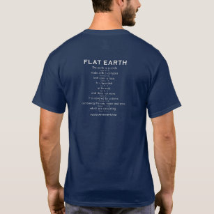 Flache Erde - GEBROCHEN! mit Schriften ziehen Sie T-Shirt