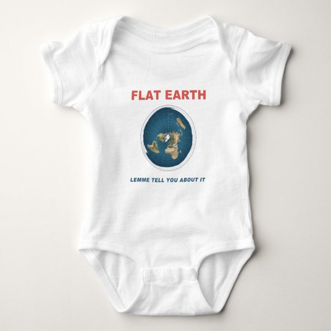 Flache Erde - Lemme erklären Ihnen über sie Baby Strampler (Vorderseite)