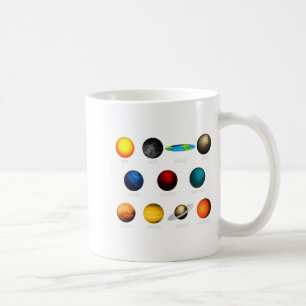 Flache Erde Und Planeten Lustiges Flacherdler T-Sh Kaffeetasse