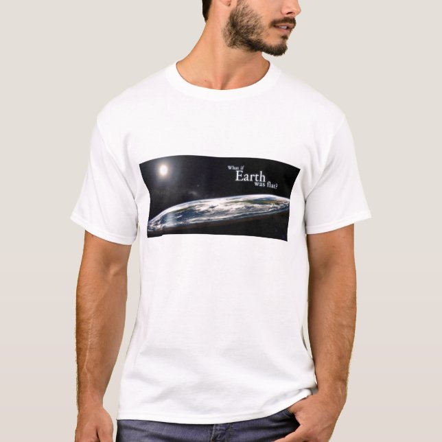 Flache Erdgesellschaft T-Shirt (Vorderseite)