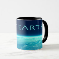 Flache ErdTasse