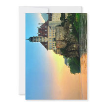 Flache Feiertagskarte