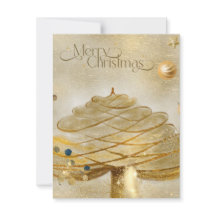 Flache Feiertagskarte