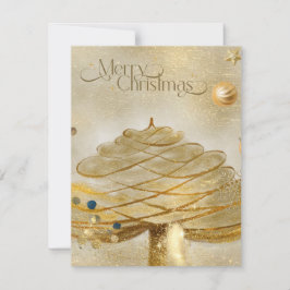 Flache Feiertagskarte