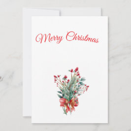 Flache Feiertagskarte