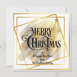 Flache Grußkarte Feiertagskarte