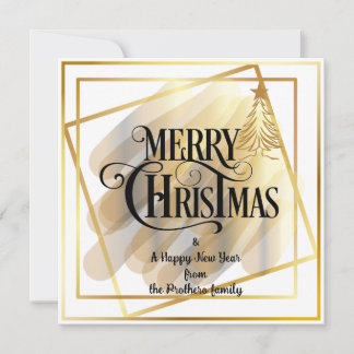 Flache Grußkarte Feiertagskarte