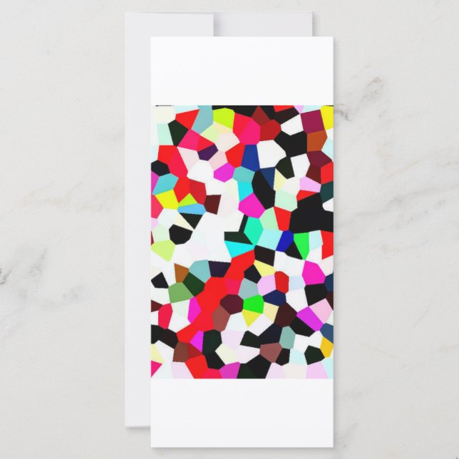 Flache Grußkarte Karte (Vorderseite)