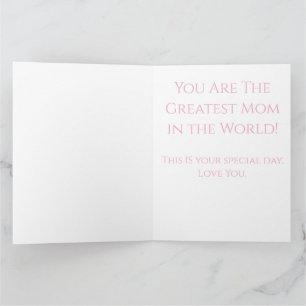 Flache Grußkarte Karte