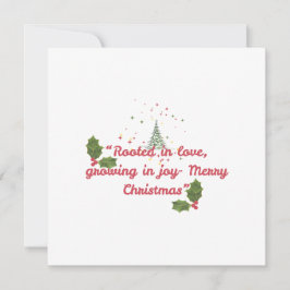 Flache Grußkarte Karte