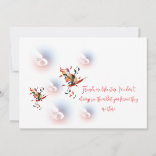 Flache Grußkarte Karte