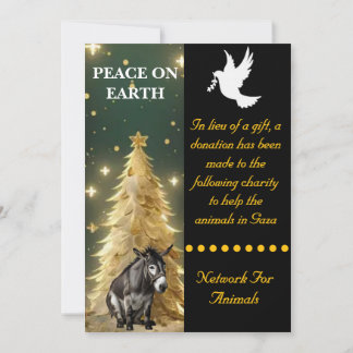 Flache Kartenankündigung Dankeskarte