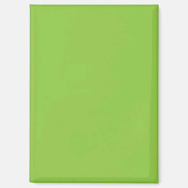 Flache Limettgrün-Hintergrundtextur Magnet (Vorderseite)