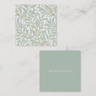 FLACHE MITTEILUNGSKARTE: WILLIAM MORRIS : WILLOW MITTEILUNGSKARTE
