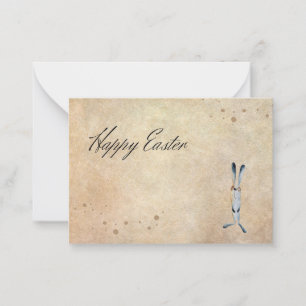 Flache Notizkarte Mitteilungskarte