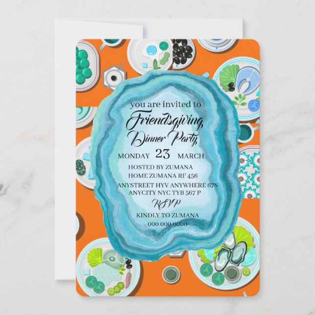 Flache Save-The-Date-Karte Save The Date (Vorderseite)